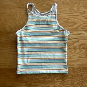 Champion Multicolor Striped Muscle Tee